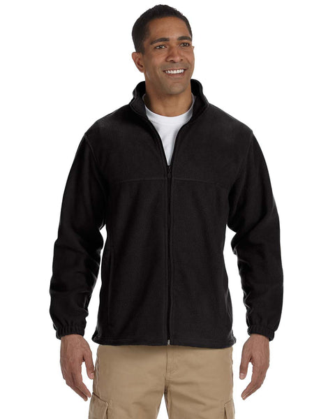 Harriton full cheap zip fleece