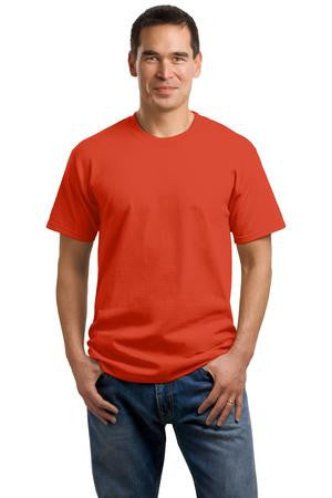 Mens Core Blend Cotton/Polyester Tee Shirt Yellow 5XL
