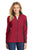 Port Authority® Ladies Summit Fleece Full-Zip Jacket. L233 - Rich red